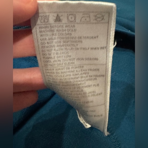 Nike Teal Hooded Jacket with hand mittens - Picture 11 of 11